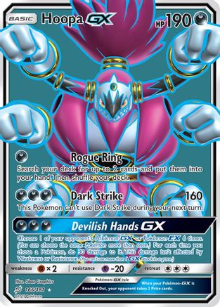 Image of Hoopa GX (Full Art) 166  - Holofoil SM  Team Up - Ultra Rare