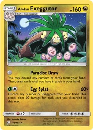 Image of Alolan Exeggutor (115) 115/181  SM  Team Up - Rare