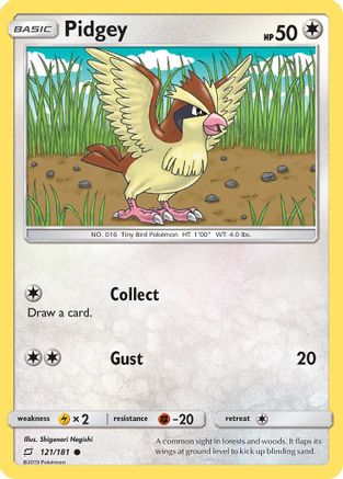 Image of Pidgey (121) 121/181  SM  Team Up - Common