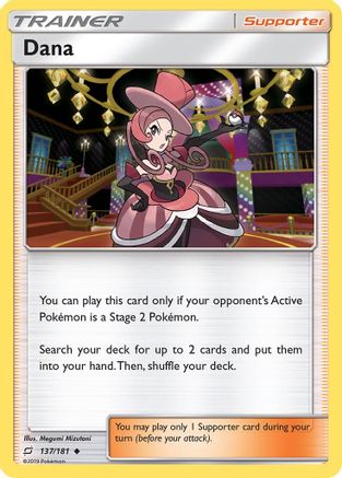 Image of Dana 137/181  - Reverse Holofoil SM  Team Up - Uncommon