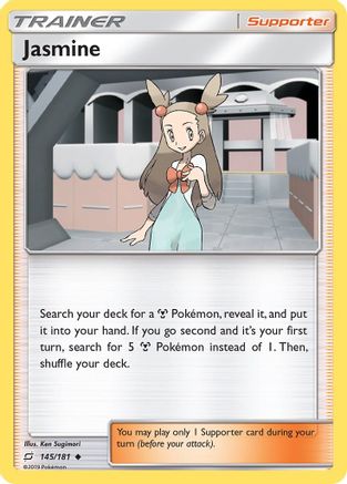 Image of Jasmine 145/181  - Reverse Holofoil SM  Team Up - Uncommon