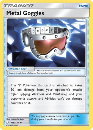 Image of Metal Goggles 148/181  SM  Team Up - Uncommon