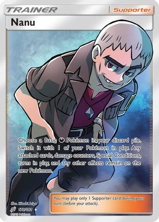 Image of Nanu (Full Art) 179  - Holofoil SM  Team Up - Ultra Rare