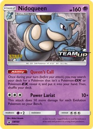 Image of Nidoqueen SM160  - Holofoil SM Promos - Promo