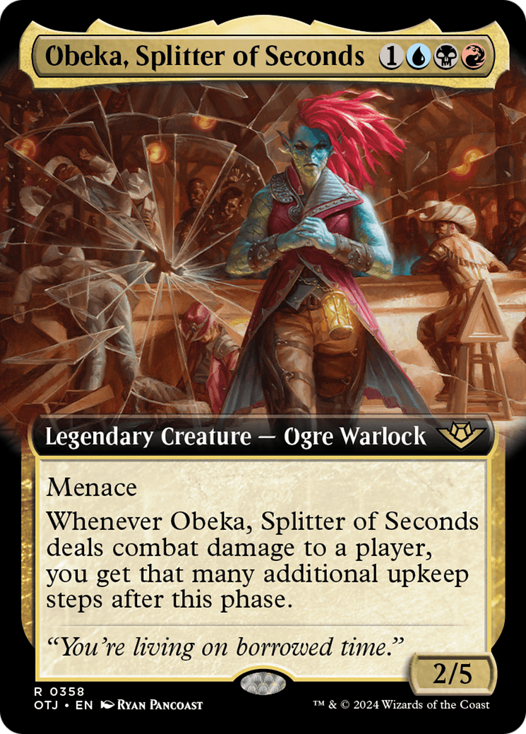 Image of Obeka, Splitter of Seconds (Extended Art) (OTJ-358) - Outlaws of Thunder Junction: (Extended Art)