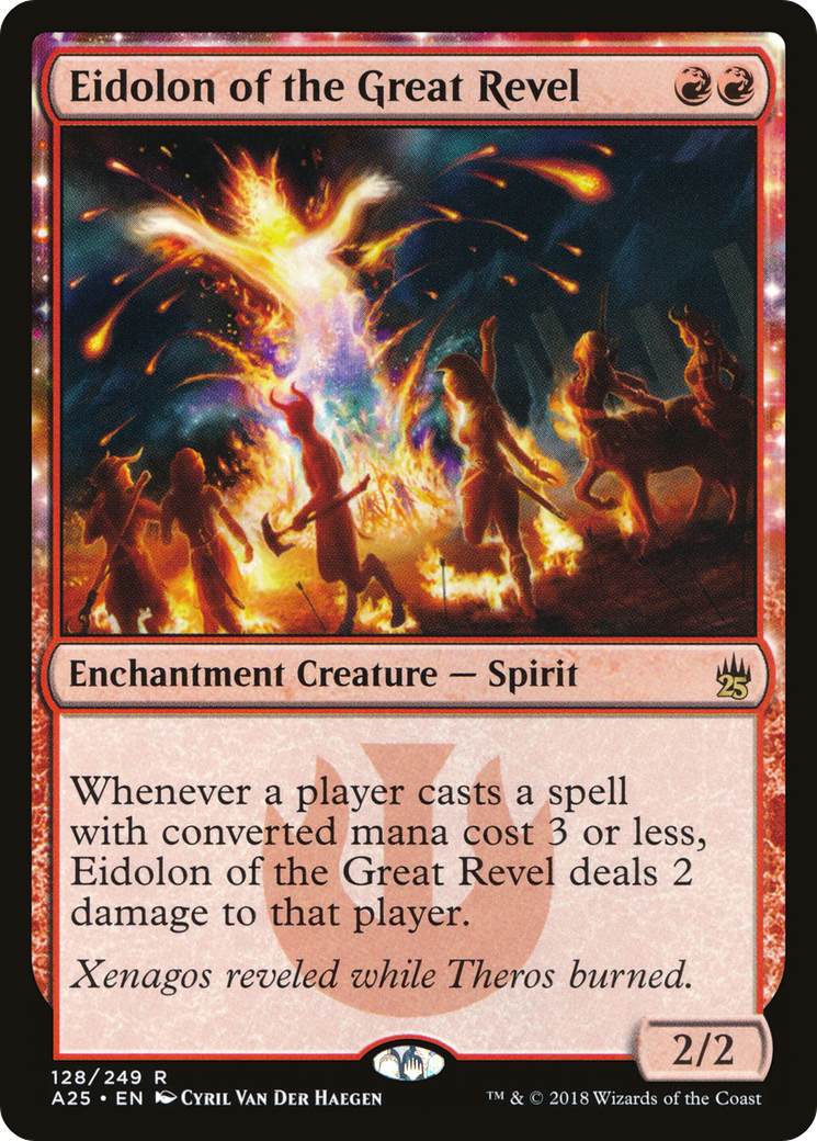 Image of Eidolon of the Great Revel (A25-128) - Masters 25: (enchantment) Foil
