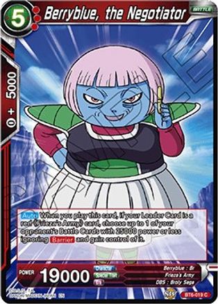 Image of Berryblue, the Negotiator (BT6-019) - Destroyer Kings Foil