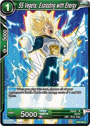 Image of SS Vegeta, Exploding with Energy (BT6-056) - Destroyer Kings