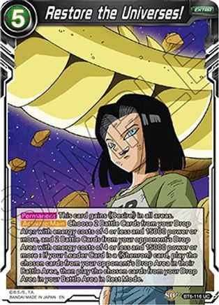 Image of Restore the Universes! (BT6-116) - Destroyer Kings