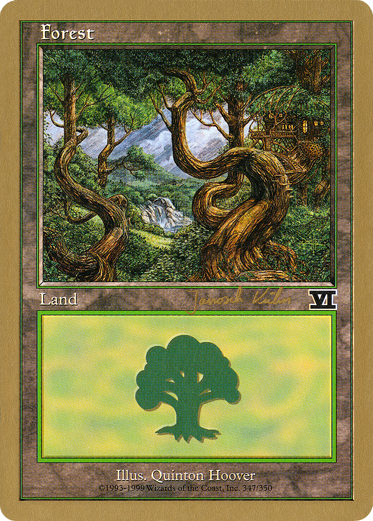 Image of Forest (347) - 2000 Janosch Kuhn (6ED) (WCD-) - World Championship Decks 2000