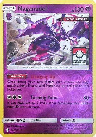 Image of Naganadel 108/214  - Reverse Holofoil League & Championship Cards - Promo