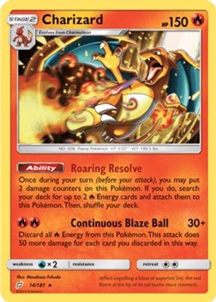Image of Charizard 014/181  - Holofoil Deck Exclusives - Holo Rare