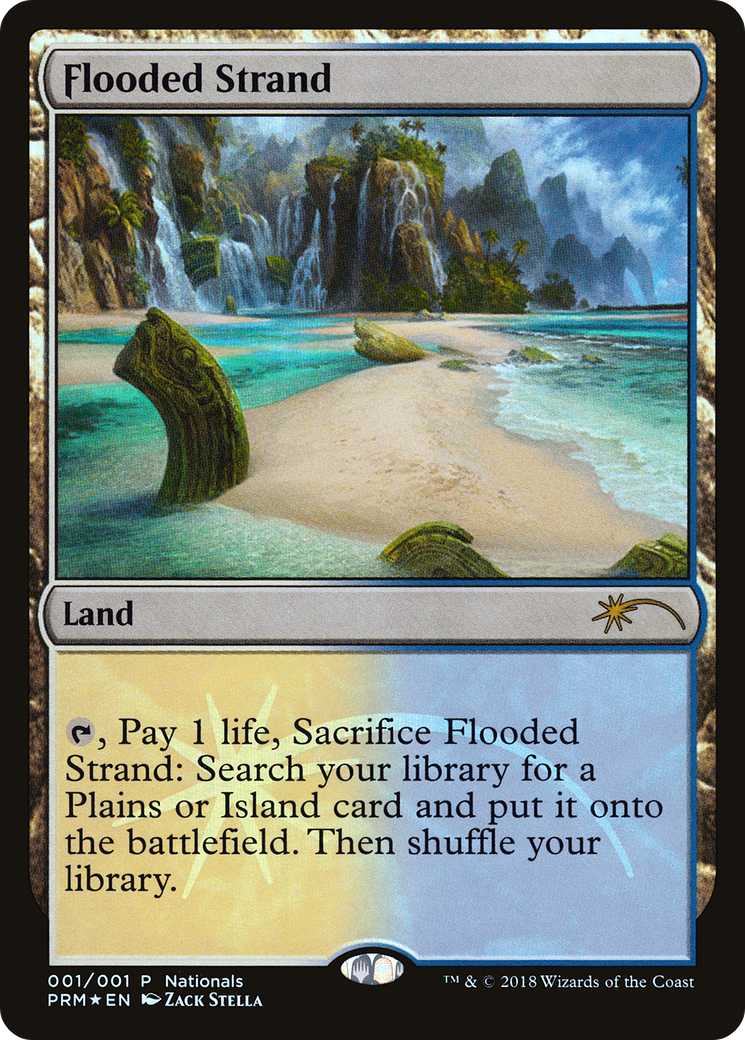 Image of Flooded Strand (UMP-001) - Nationals Promos Foil