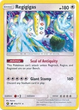 Image of Regigigas 84a/111  - Holofoil Alternate Art Promos - Promo