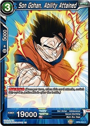 Image of Son Gohan, Ability Attained (BT6-032) - Destroyer Kings Foil