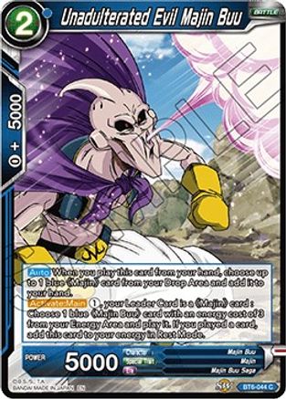 Image of Unadulterated Evil Majin Buu (BT6-044) - Destroyer Kings
