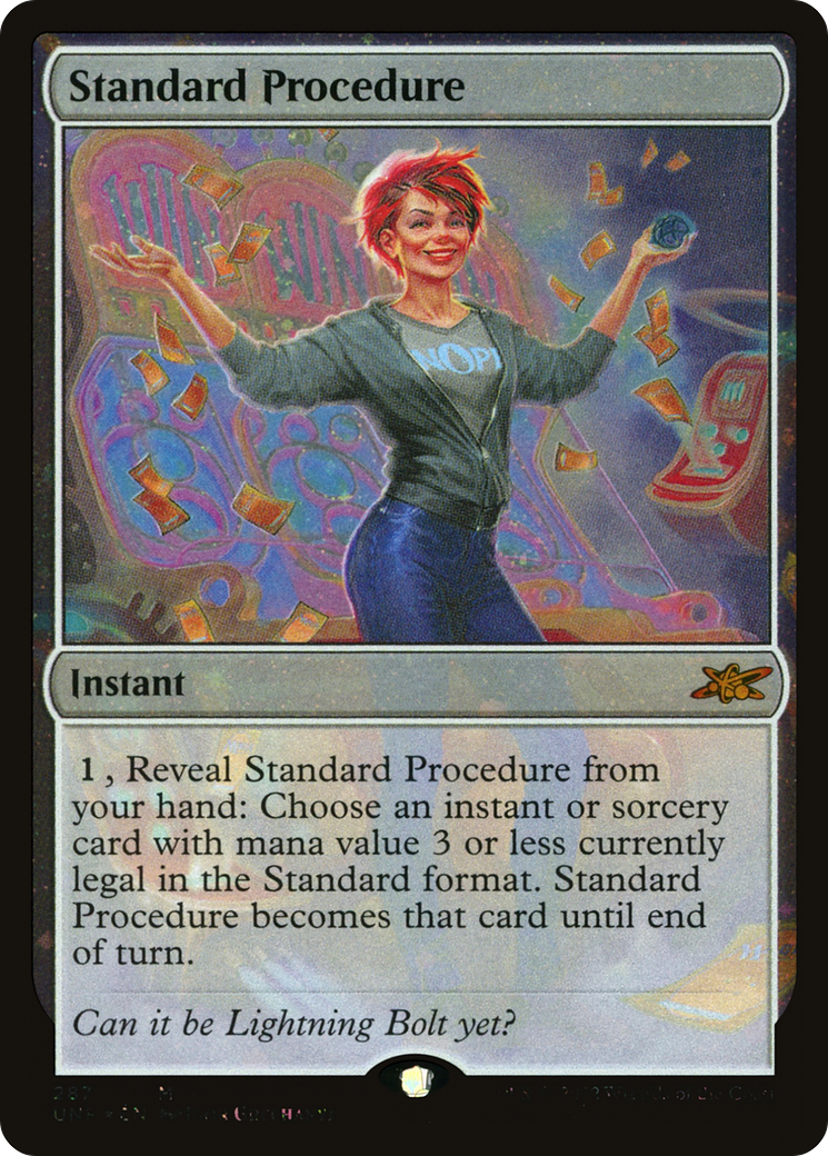 Image of Standard Procedure (Galaxy Foil) (UNF-287) - Unfinity Foil