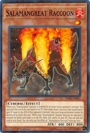 Image of Salamangreat Raccoon (SDSB-EN001) - Structure Deck: Soulburner 1st Edition