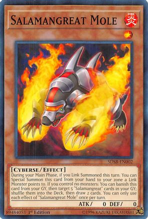 Image of Salamangreat Mole (SDSB-EN002) - Structure Deck: Soulburner 1st Edition