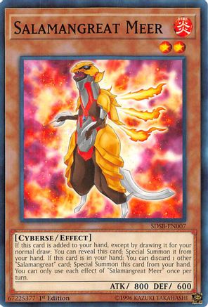 Image of Salamangreat Meer (SDSB-EN007) - Structure Deck: Soulburner 1st Edition
