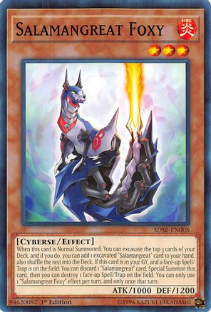 Image of Salamangreat Foxy (SDSB-EN008) - Structure Deck: Soulburner 1st Edition