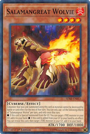 Image of Salamangreat Wolvie (SDSB-EN011) - Structure Deck: Soulburner 1st Edition