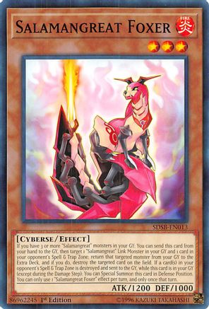 Image of Salamangreat Foxer (SDSB-EN013) - Structure Deck: Soulburner 1st Edition