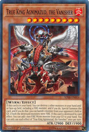 Image of True King Agnimazud, the Vanisher (SDSB-EN014) - Structure Deck: Soulburner 1st Edition