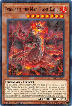 Image of Dogoran, the Mad Flame Kaiju (SDSB-EN015) - Structure Deck: Soulburner 1st Edition
