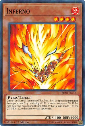 Image of Inferno (SDSB-EN018) - Structure Deck: Soulburner 1st Edition
