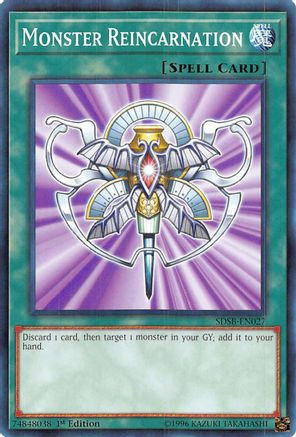 Image of Monster Reincarnation (SDSB-EN027) - Structure Deck: Soulburner 1st Edition