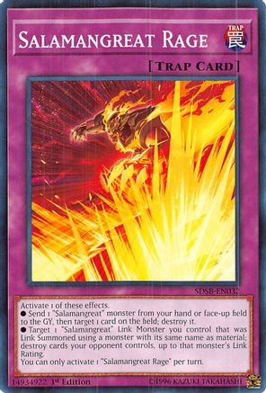 Image of Salamangreat Rage (SDSB-EN032) - Structure Deck: Soulburner 1st Edition