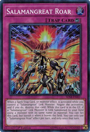 Image of Salamangreat Roar (SDSB-EN033) - Structure Deck: Soulburner 1st Edition