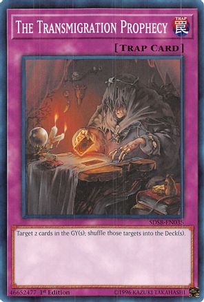 Image of The Transmigration Prophecy (SDSB-EN035) - Structure Deck: Soulburner 1st Edition
