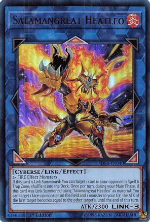 Image of Salamangreat Heatleo (UR) (SDSB-EN040) - Structure Deck: Soulburner 1st Edition