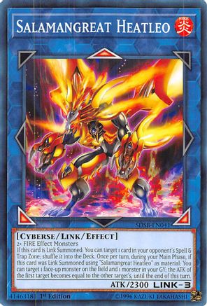 Image of Salamangreat Heatleo (SDSB-EN041) - Structure Deck: Soulburner 1st Edition