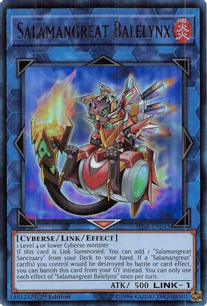 Image of Salamangreat Balelynx (SDSB-EN043) - Structure Deck: Soulburner 1st Edition