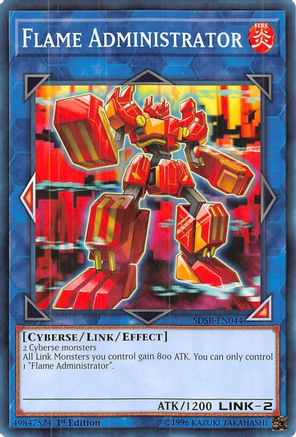 Image of Flame Administrator (SDSB-EN044) - Structure Deck: Soulburner 1st Edition