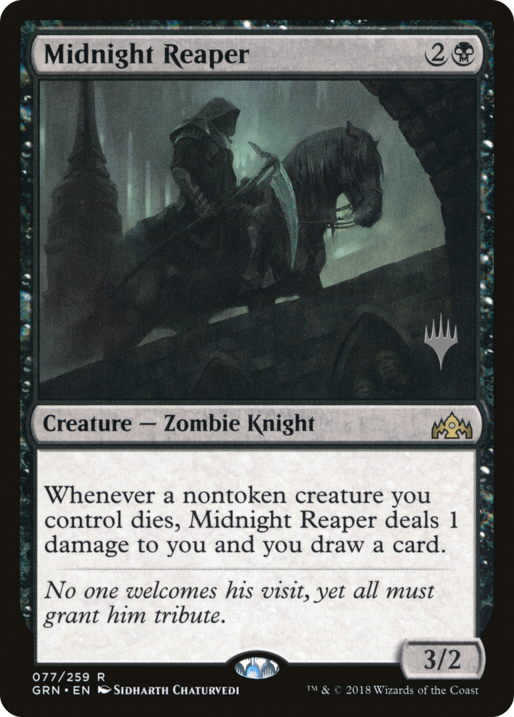 Image of Midnight Reaper (PPELD-77P) - Guilds of Ravnica Promos Foil