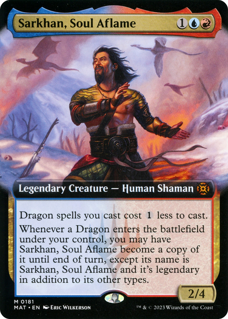 Image of Sarkhan, Soul Aflame (Extended Art) (MAT-181) - March of the Machine: The Aftermath: (Extended Art)