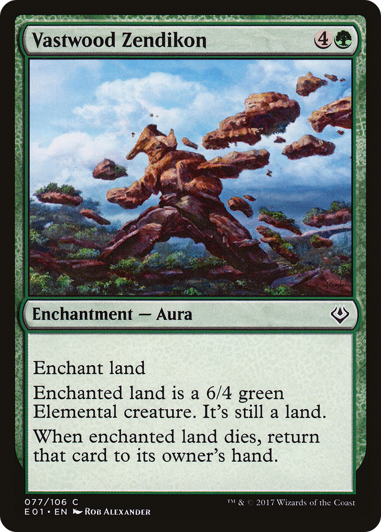 Image of Vastwood Zendikon (AC2-077) - Archenemy: Nicol Bolas
