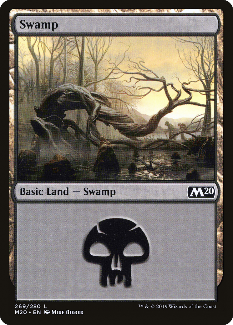 Image of Swamp (M20-269) - Core Set 2020