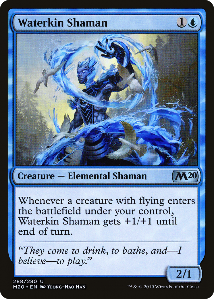 Image of Waterkin Shaman (M20-288) - Core Set 2020