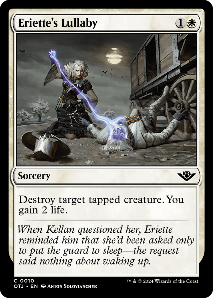 Image of Eriette's Lullaby (OTJ-010) - Outlaws of Thunder Junction Foil