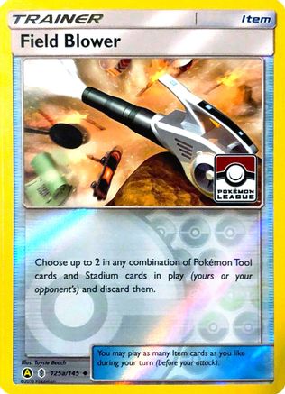 Image of Field Blower 125a/145  - Reverse Holofoil League & Championship Cards - Promo