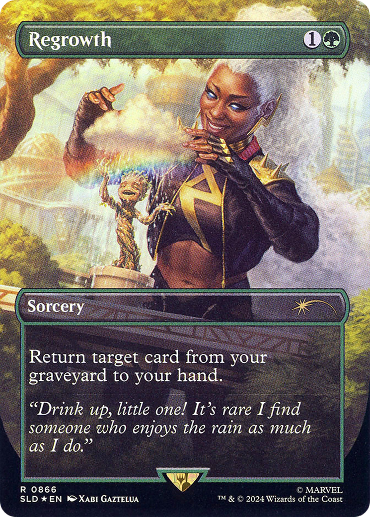 Image of Regrowth (SLD-866) - Secret Lair Drop (Borderless) Foil