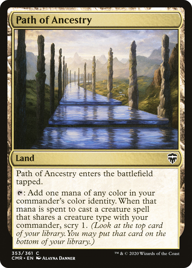 Image of Path of Ancestry (CMR-353) - Commander Legends