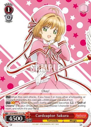 Image of Cardcaptor Sakura (CCS/WX01-T11 TD) - Cardcaptor Sakura: Clear Card