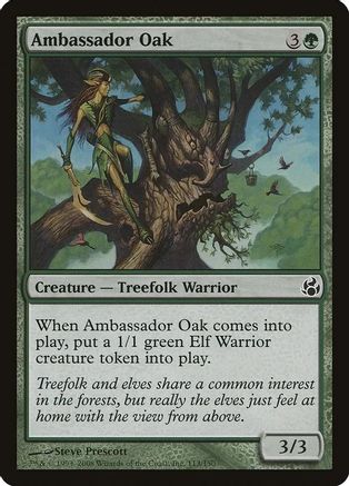 Image of Ambassador Oak (Morningtide) (OVER-113) - Oversize Cards