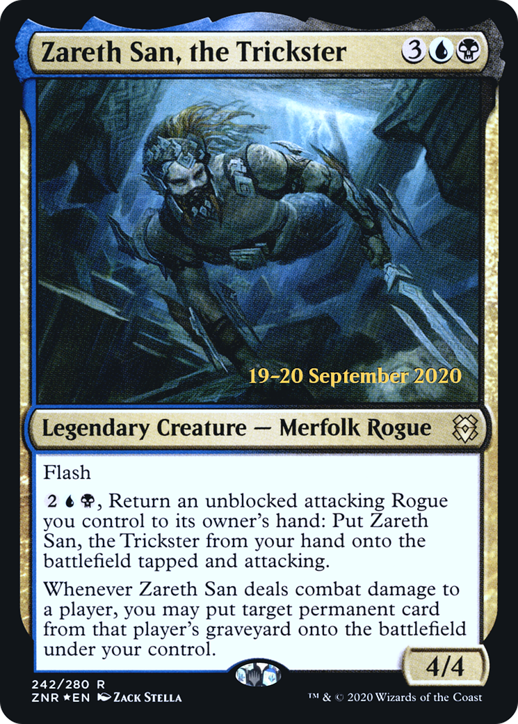 Image of Zareth San, the Trickster (PRE-242) - Zendikar Rising Promos Foil
